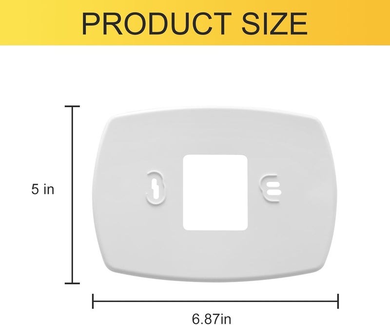 GEAIN Upgraded Thermostat Wall Plate Coverplate 50002883-001 for Honeywell Home Thermostat Coverplate, Fits Honeywell RTH6580WF1001 PRO 3000/4000 FocusPRO 5000/6000 (1 Pack) - Image 2